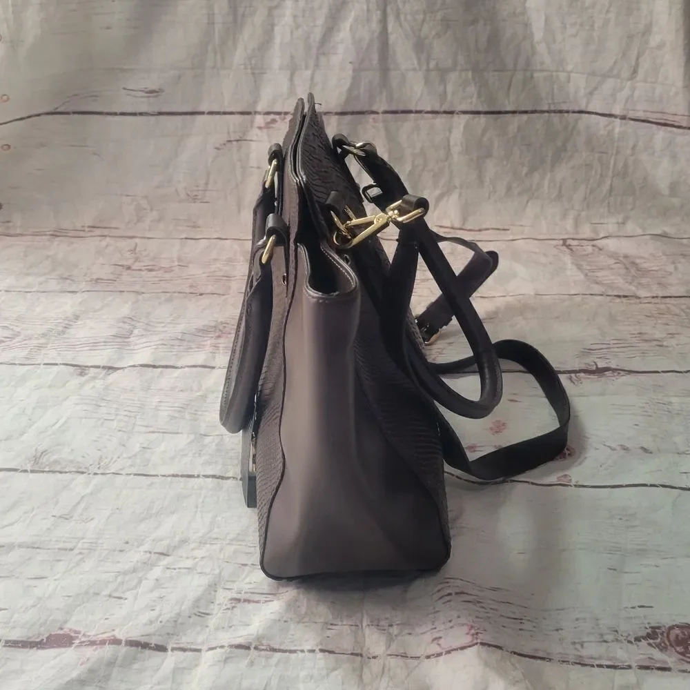 Cuore & Pelle Musette‎ Carryall Leather Satchel NWT